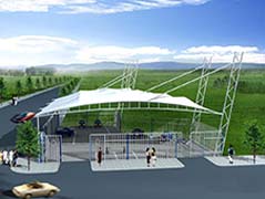 膜結(jié)構(gòu)汽車(chē)棚能用多少年？